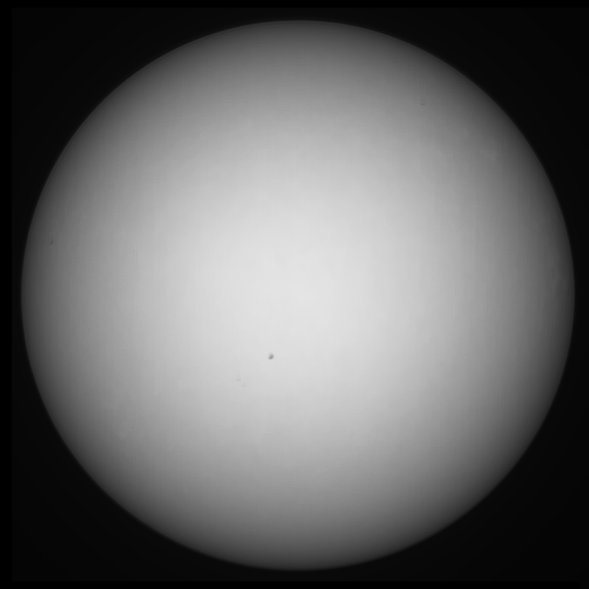 Sonne 15.03.2024 - 8" Newton - EOS 700D - Weißlicht