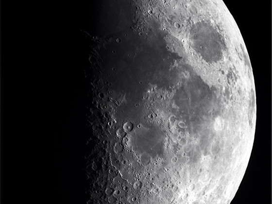 Mond (halb) vom 16.03.2024