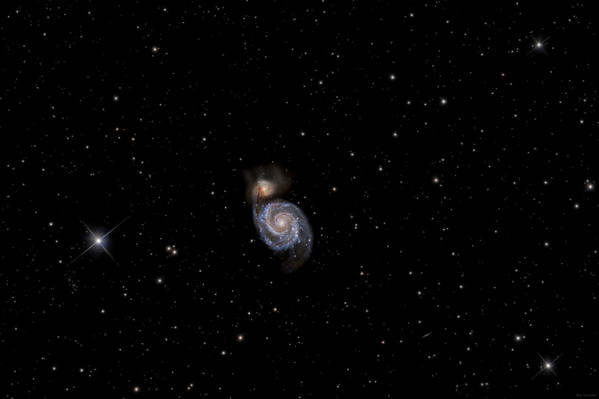 M51 Whirlpool Galaxy and friends