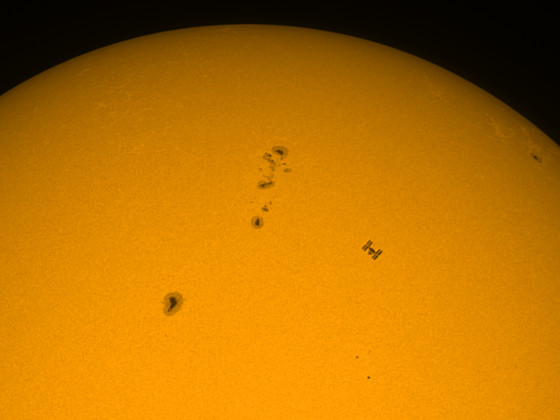 ISS Sonnentransit