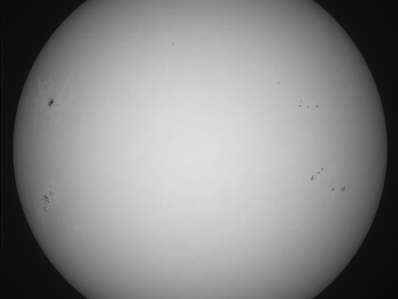 Sonne 19.03.2024 - 8" Newton - EOS 700D - Weißlicht