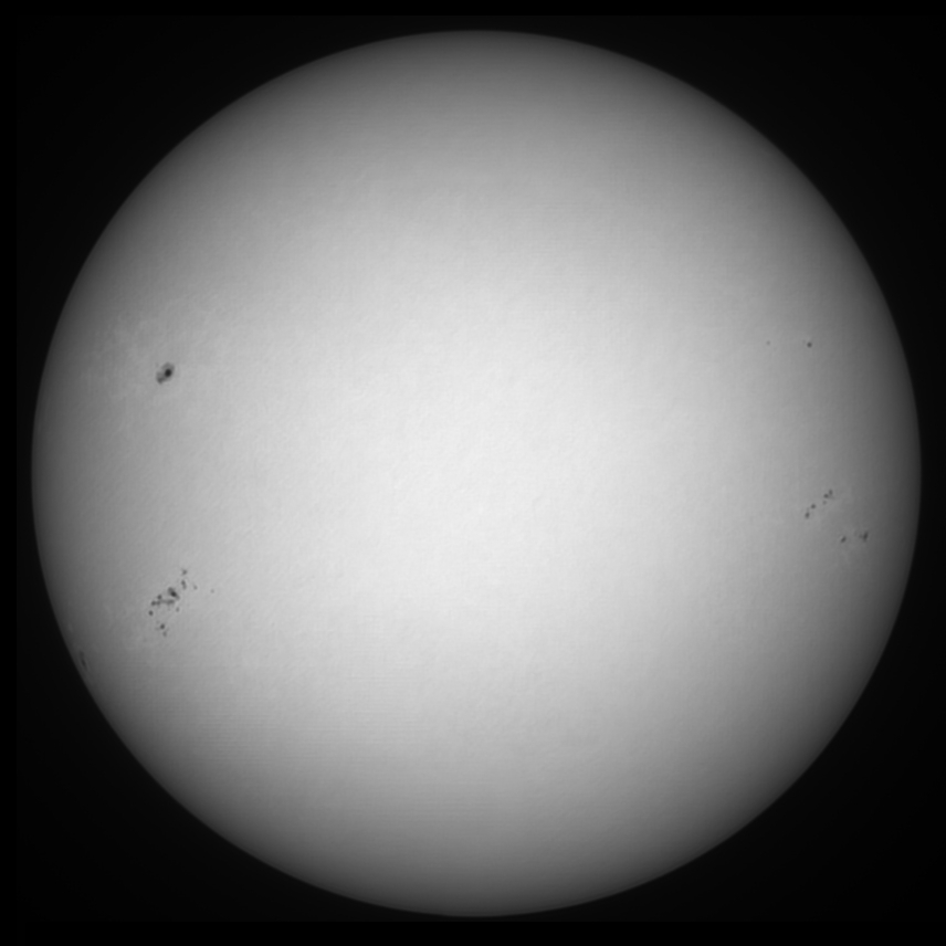 Sonne 20.03.2024 - 8" Newton - EOS 700D - Weißlicht