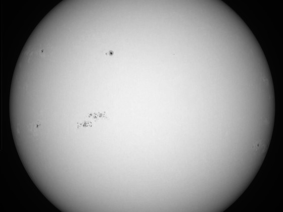 Sonne 22.03.2024 - 8" Newton - EOS 700D - Weißlicht