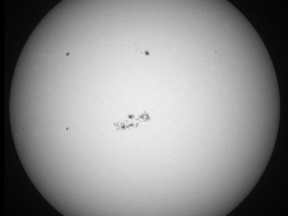 Sonne 23.03.2024 - 8" Newton - EOS 700D - Weißlicht
