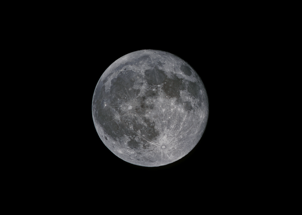 Mond (99%, abnehmend) am 26.03.2024