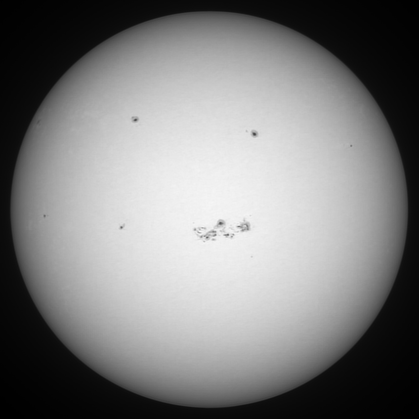 Sonne 24.03.2024 - 8" Newton - EOS 700D - Weißlicht