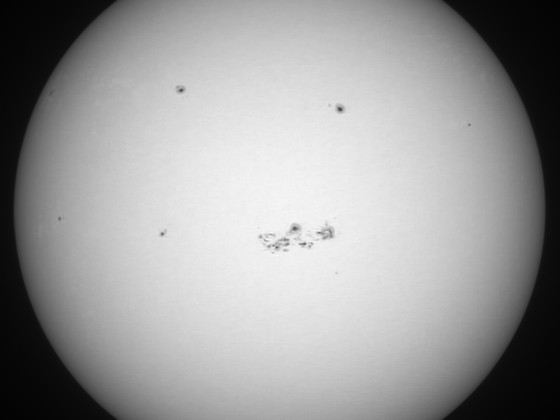 Sonne 24.03.2024 - 8" Newton - EOS 700D - Weißlicht