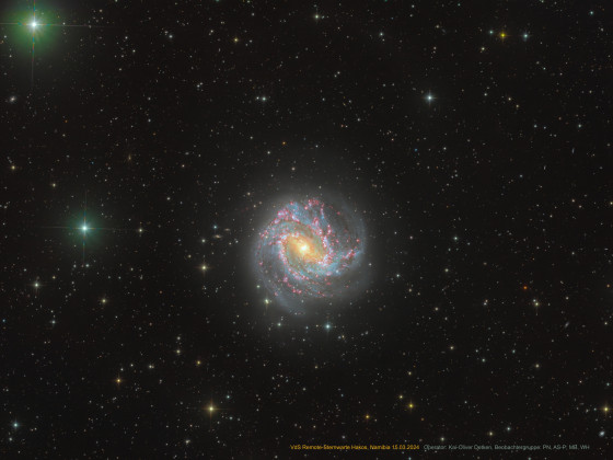 M 83, die 1000 Rubine-Galaxie