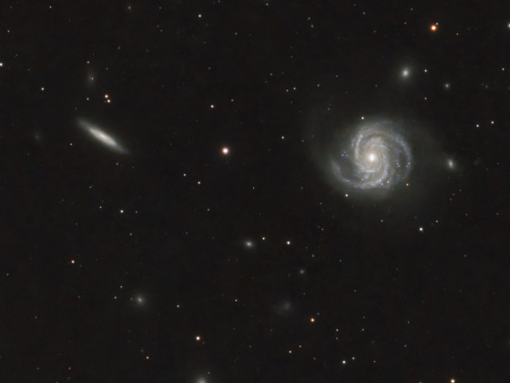 M100 Blowdryer Galaxy und NGC4312