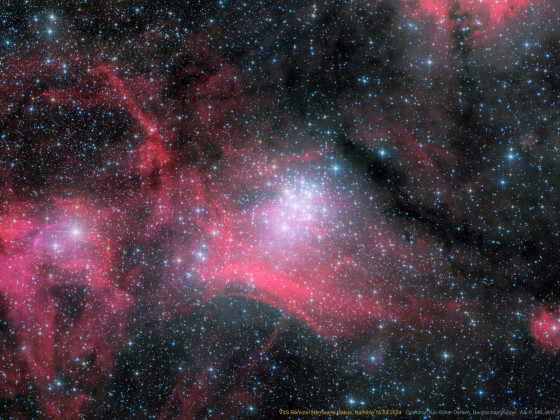 NGC 3293 im Eta Carinae Nebel - VdS Remote-Sternwarte Hakos, Namibia