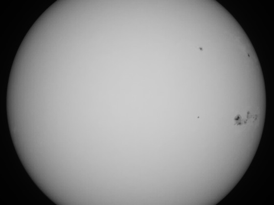 Sonne 28.03.2024 - 8" Newton - EOS 700D - Weißlicht