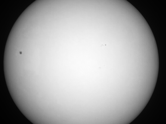Sonne 05.04.2024 - 8" Newton - EOS 700D - Weißlicht