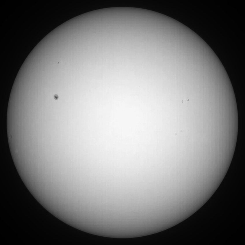 Sonne 06.04.2024 - 8" Newton - EOS 700D - Weißlicht