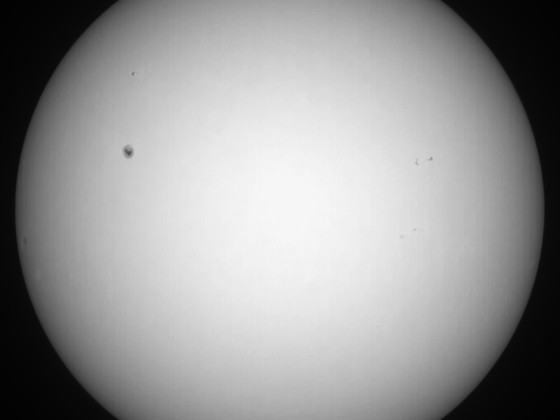 Sonne 06.04.2024 - 8" Newton - EOS 700D - Weißlicht