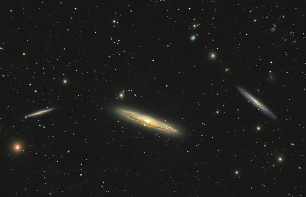 NGC 4206 und Partner