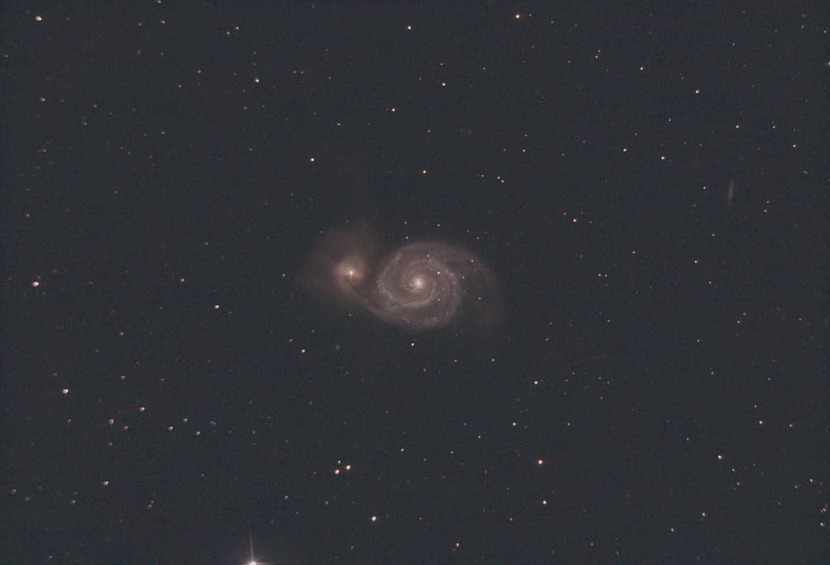 M51 Whirlpool Galaxie_GraXpert