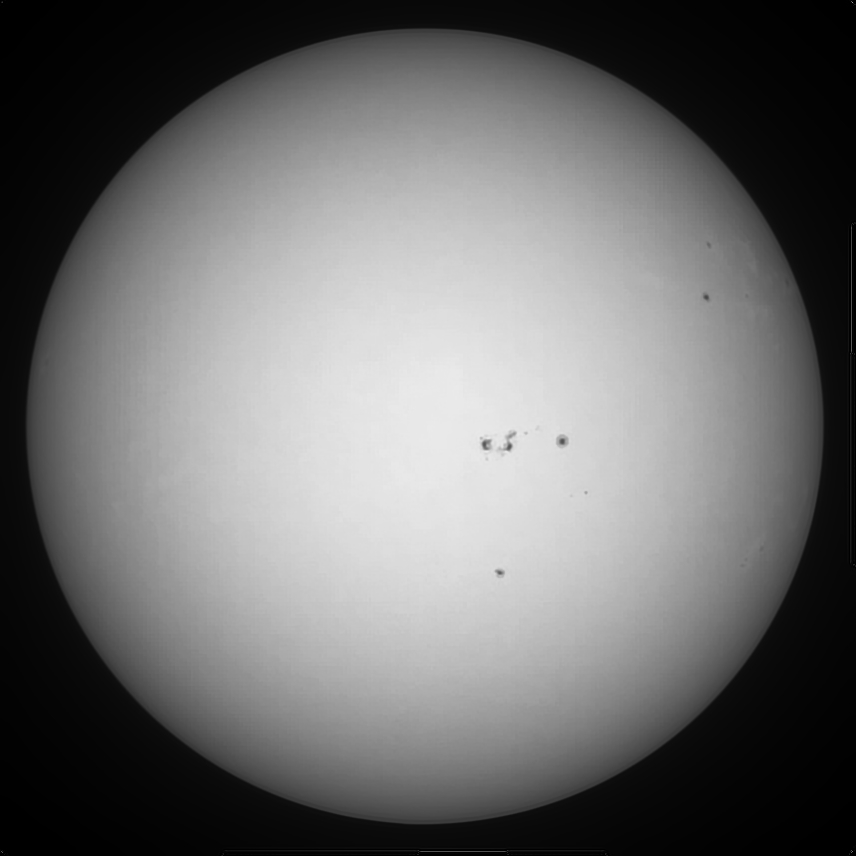 Sonne 27.04.2024 - 8" Newton - EOS 700D - Weißlicht