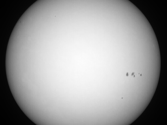 Sonne 29.04.2024 - 8" Newton - EOS 700D - Weißlicht