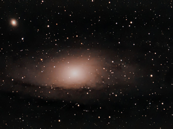 M31 Galaxie 4min Stack mit Seestar S50 Siril und GrafXpert überarbeitet