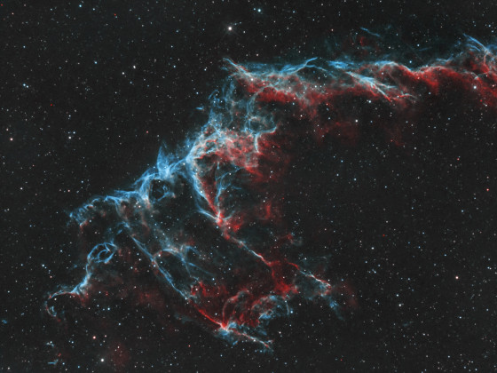 NGC6995 die Knochenhand ( südlicher Teil)