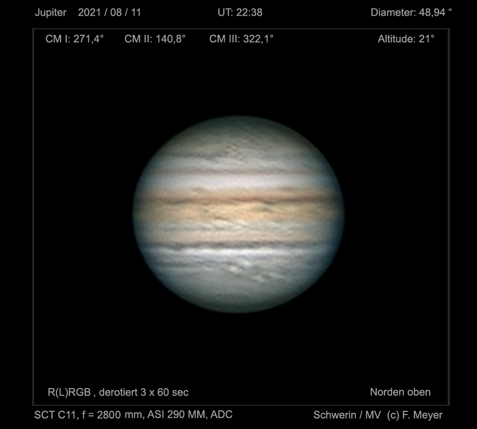 Jupiter am 12.08.2021
