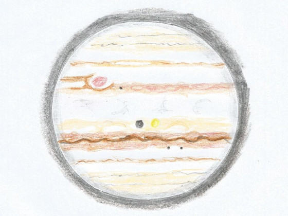 Jupiter-Farbimpression vom Freitagmorgen, 13.08.2021