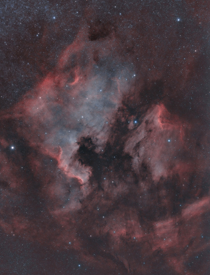 NGC 7000 + IC 5070 Nordamerika + Pelikannebel