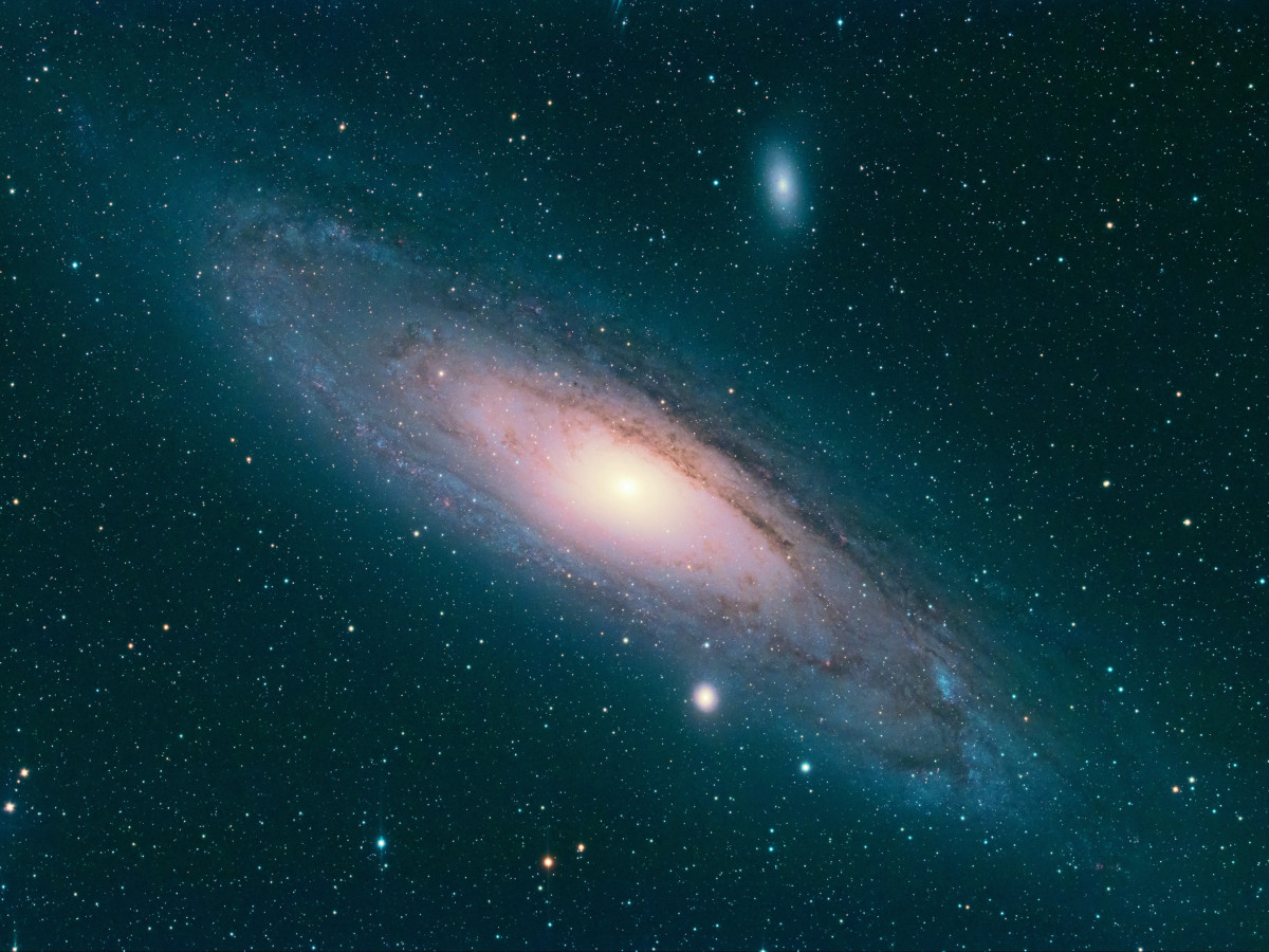 Andromedagalaxie M31 vom 03.09.2021, Entfernung 2,5 Mio. Lichtjahre