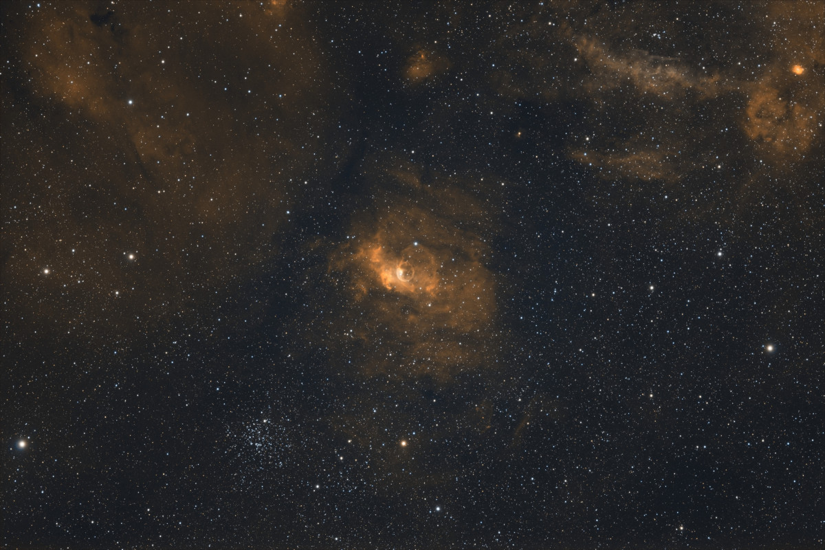 SH2-162 Bubble Nebula v1