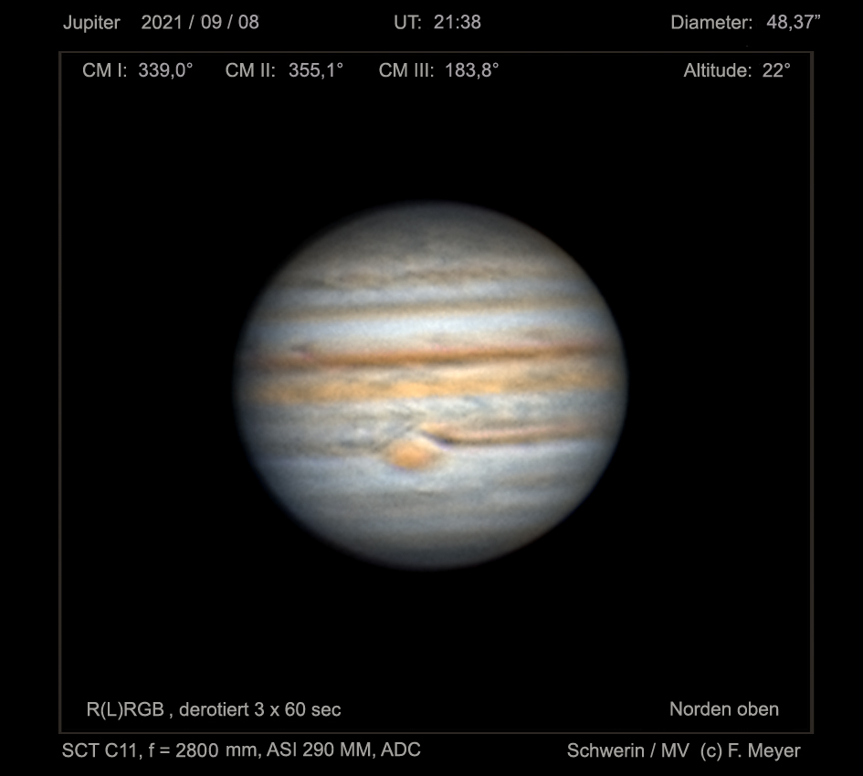 Jupiter am 08.September 2021