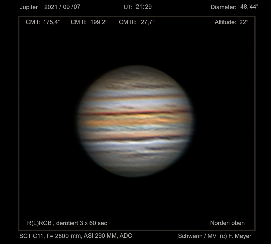 Jupiter am 07. September 2021