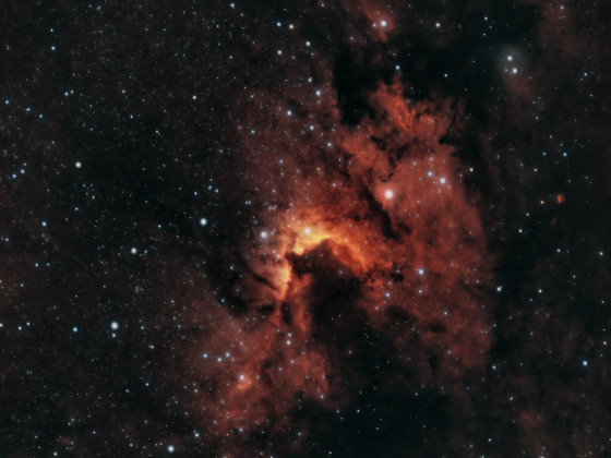 Cave Nebula Sh2-155 Revisited