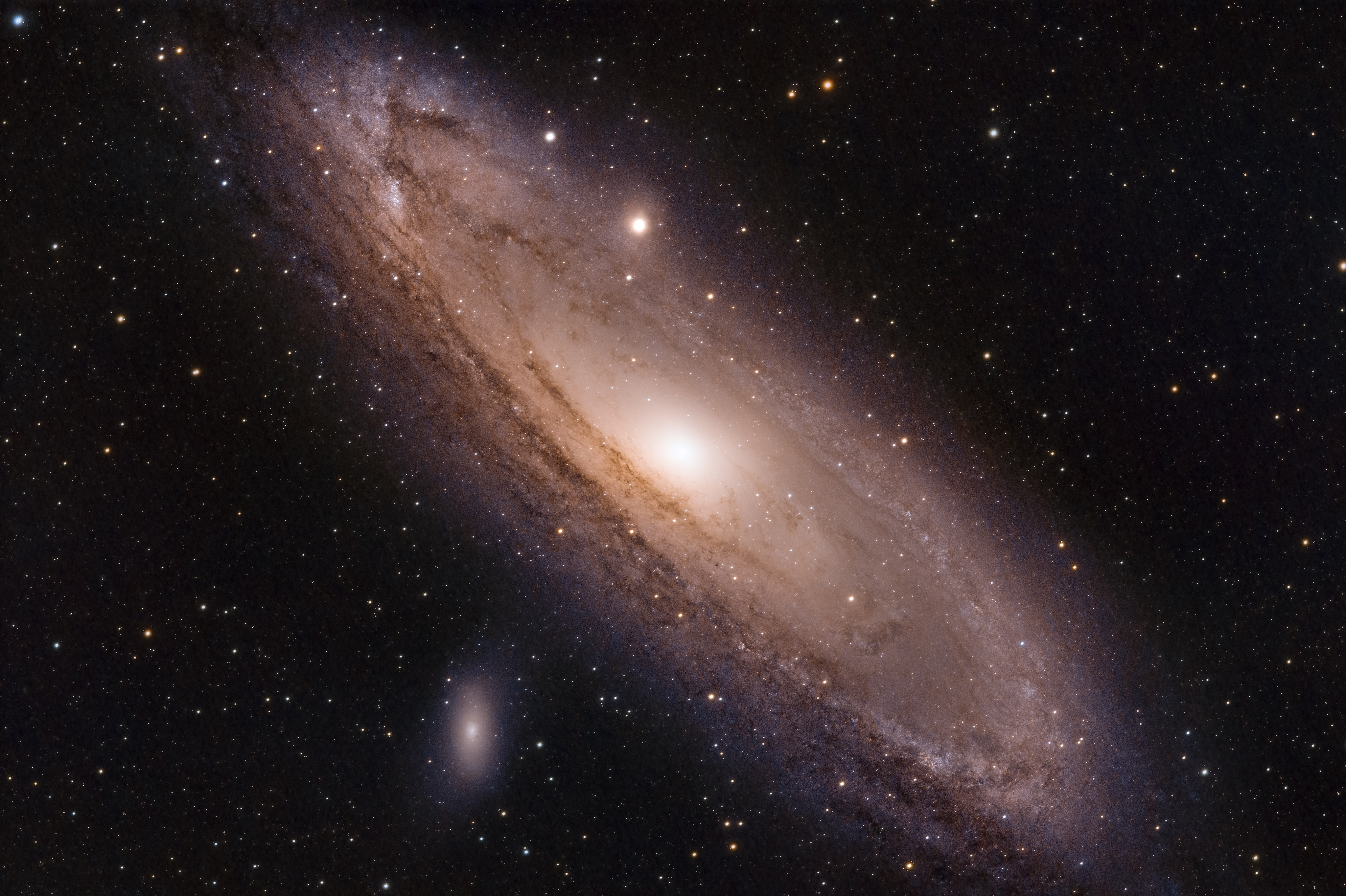 M31 mit 15 Sekunden subs