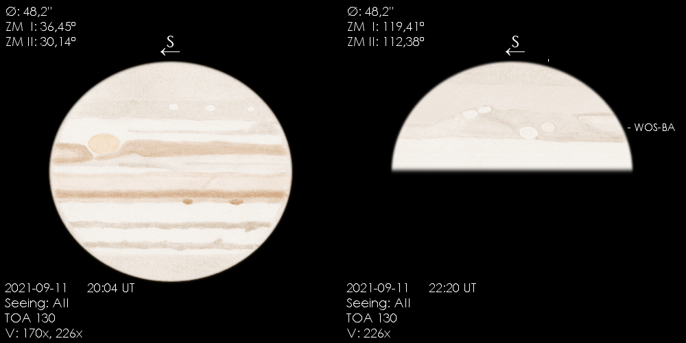 Jupiterzeichnung