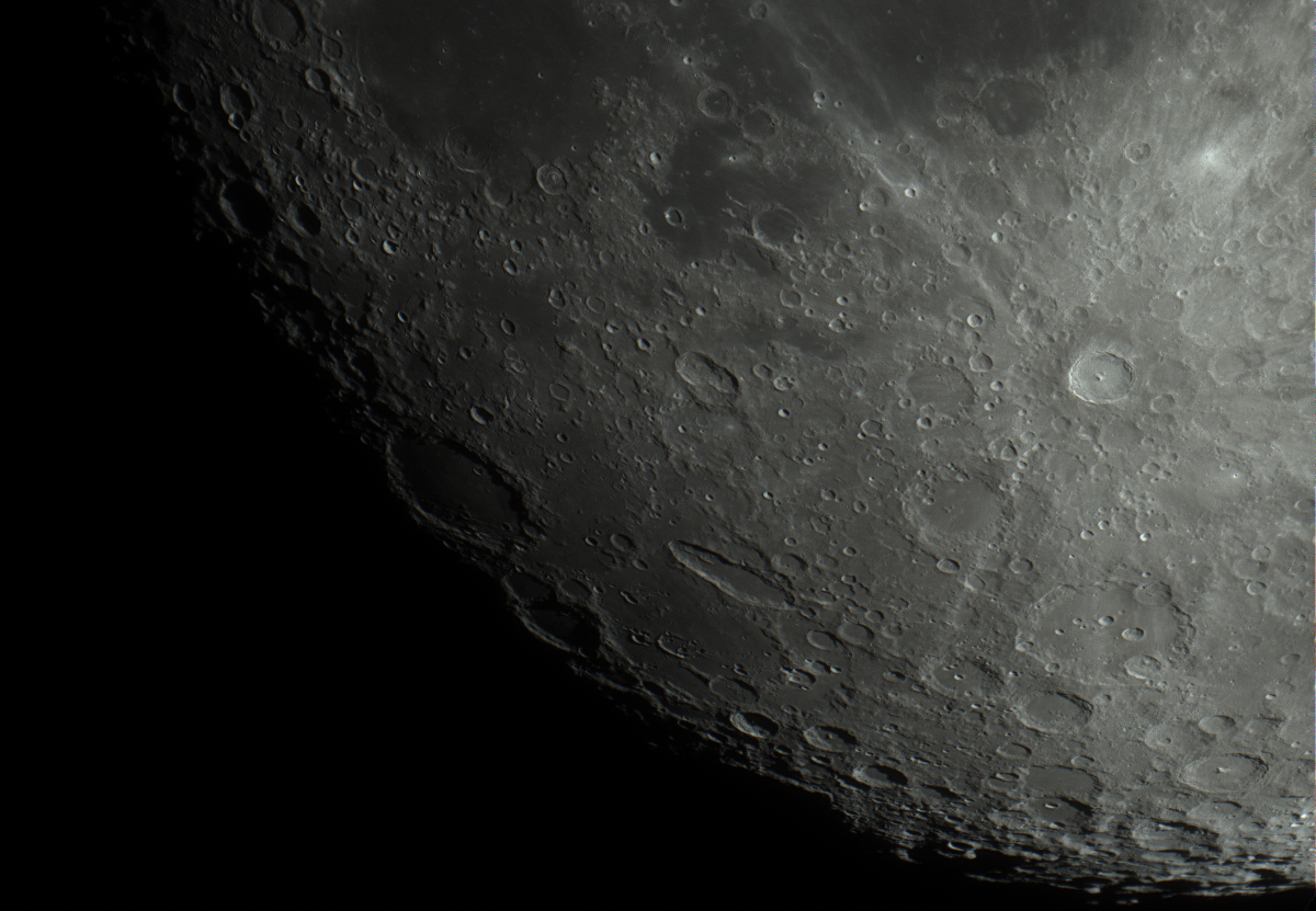 Mond mit Krater Tycho am 25.03.2021