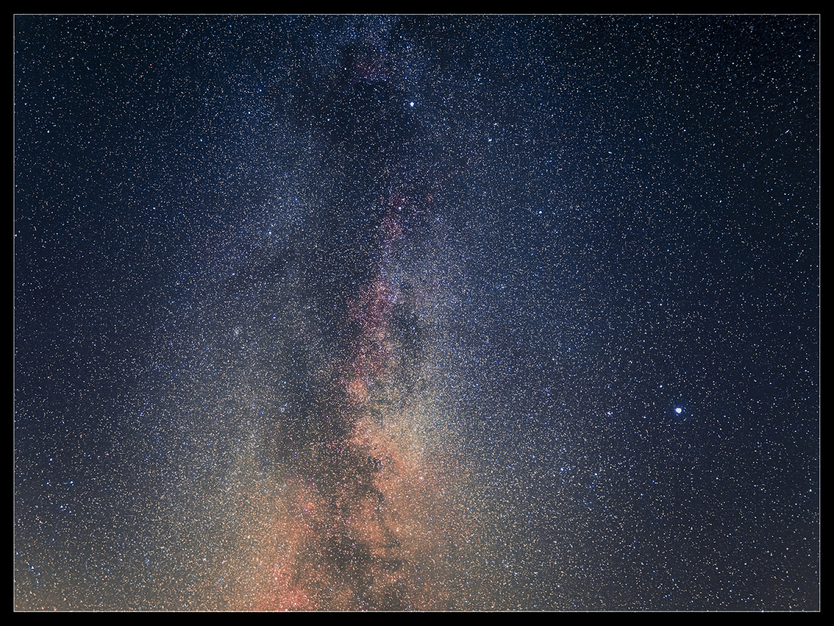 Sternbilder Schwan und Lyra – Milchstraße
