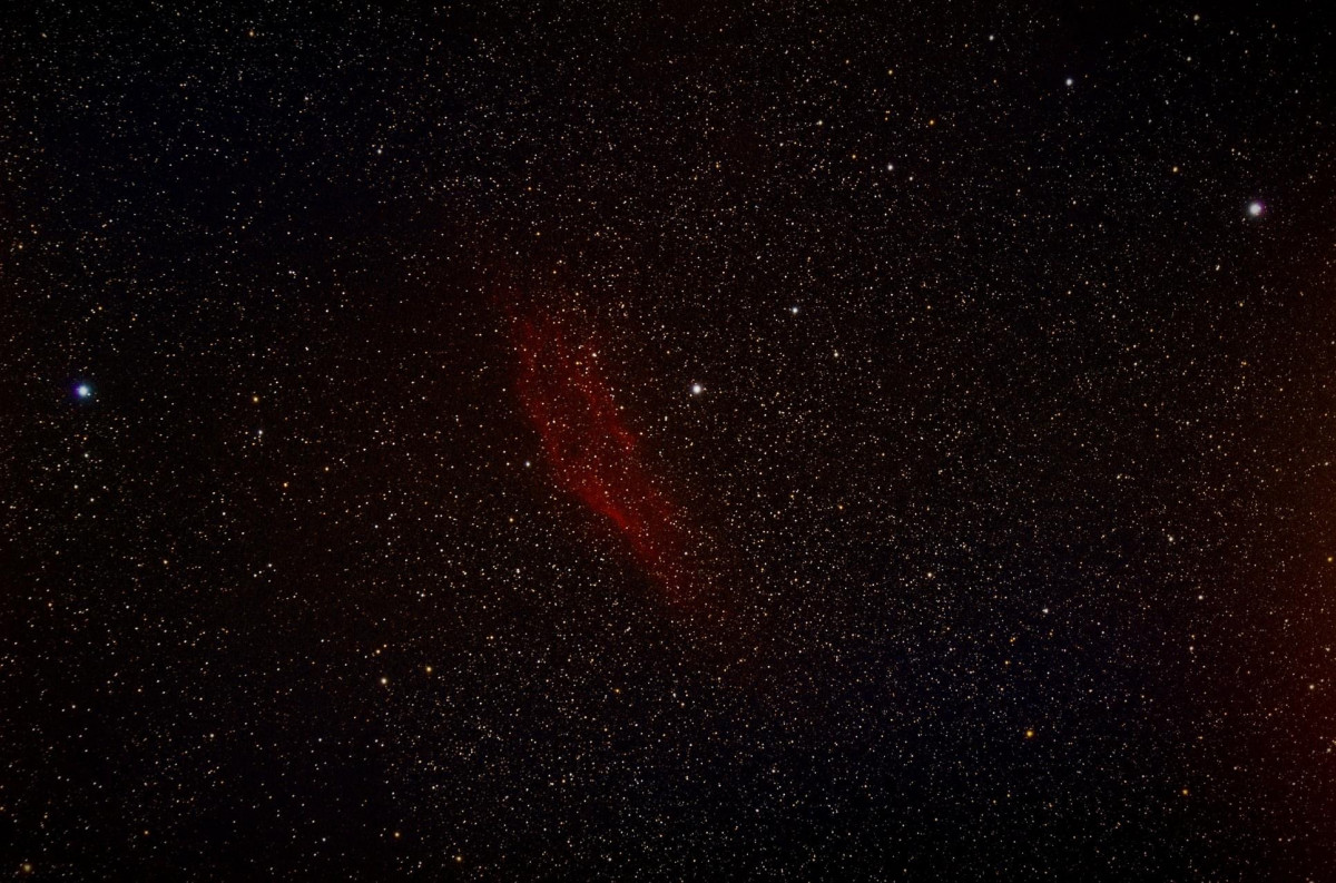 NGC1499, 95 x 30 Sek., dann hat’s zugemacht 😒