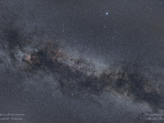 Widefield-Aufnahme der Milchstraße vom 13.09.21