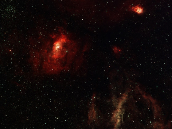NGC7635 und Umgebung