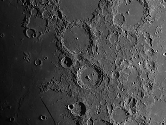 Mond Krater Ptolemaeus und Umgebung