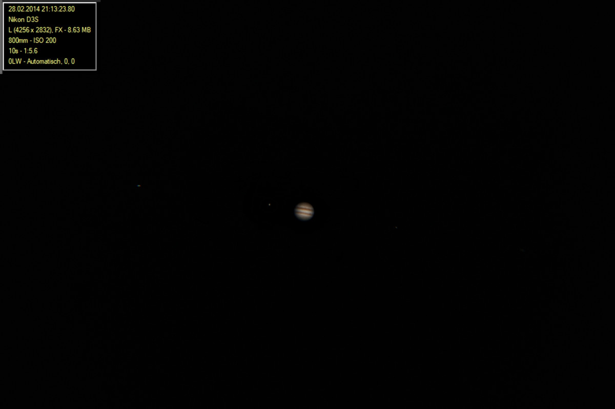 Jupiter mit DSLR
