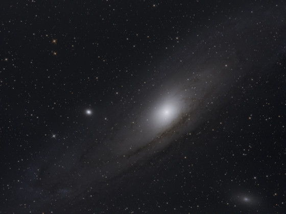 M31 - meine erste Galaxie, schwierige Bearbeitung