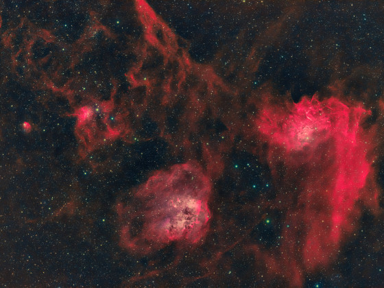 Widefield IC 410 / IC 405 and surroundings
