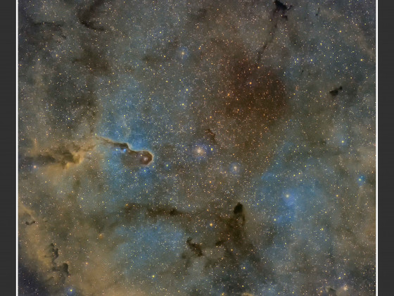 IC 1396 Schmalband Hubble-Palette