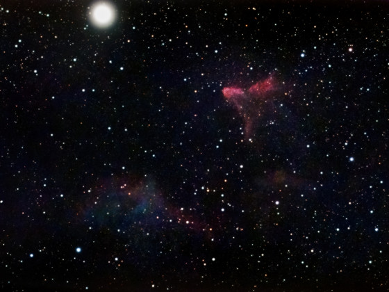 IC59 / IC63 "Ghost of Cassiopeia" mit der Vaonis Stellina