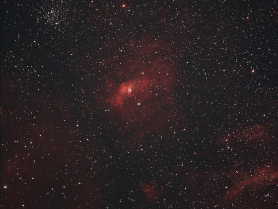 M52 und NGC7635 Blasennebel
