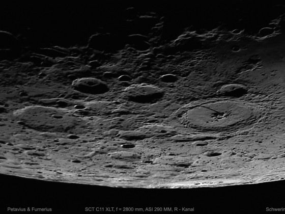 Mond, Petavius & Furnerius am 13.06.2021