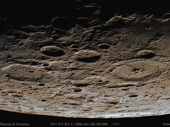 Mond, Petavius & Furnerius am 13.06.2021