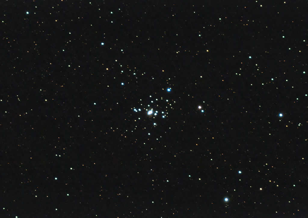 NGC 1502 offener Sternhaufen mit der Vaonis Stellina