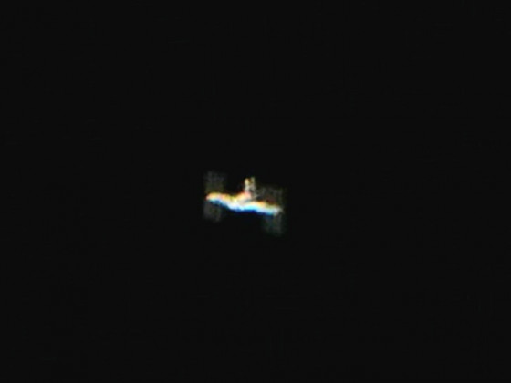 ISS am. 28.2. 6.20Uhr über Aue